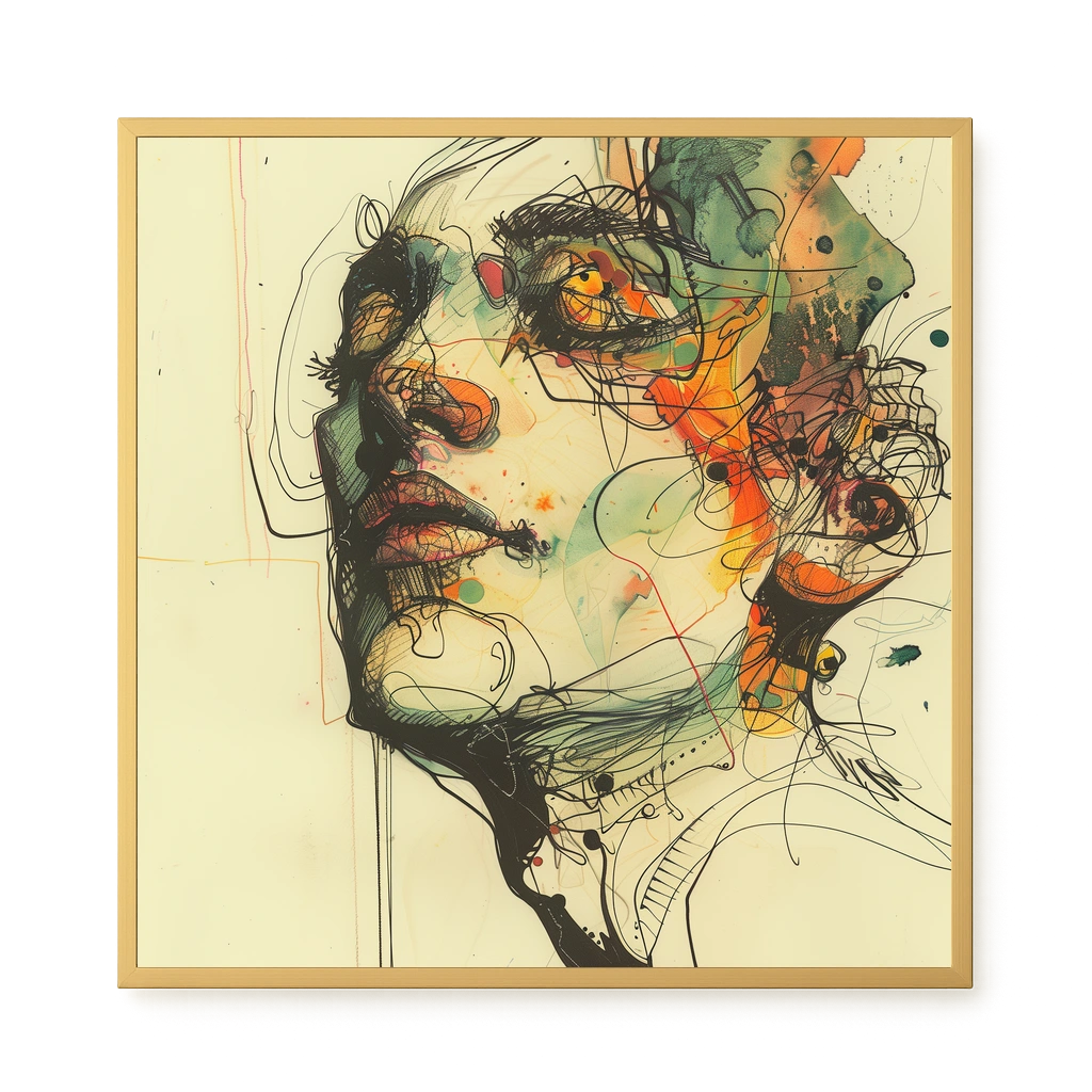 Broken Features Canvas Print