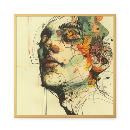 Broken Features Canvas Print