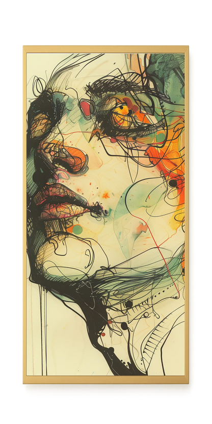 Broken Features Canvas Print