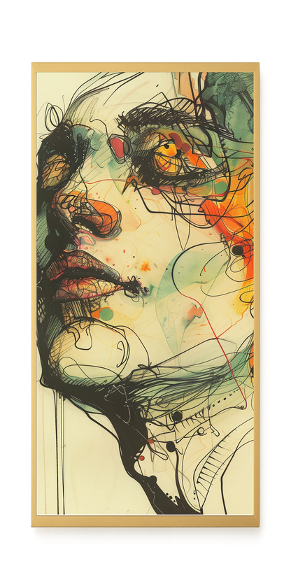 Broken Features Canvas Print