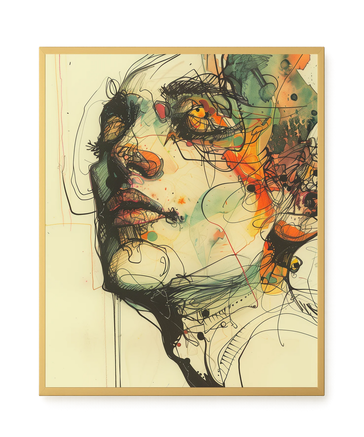 Broken Features Canvas Print