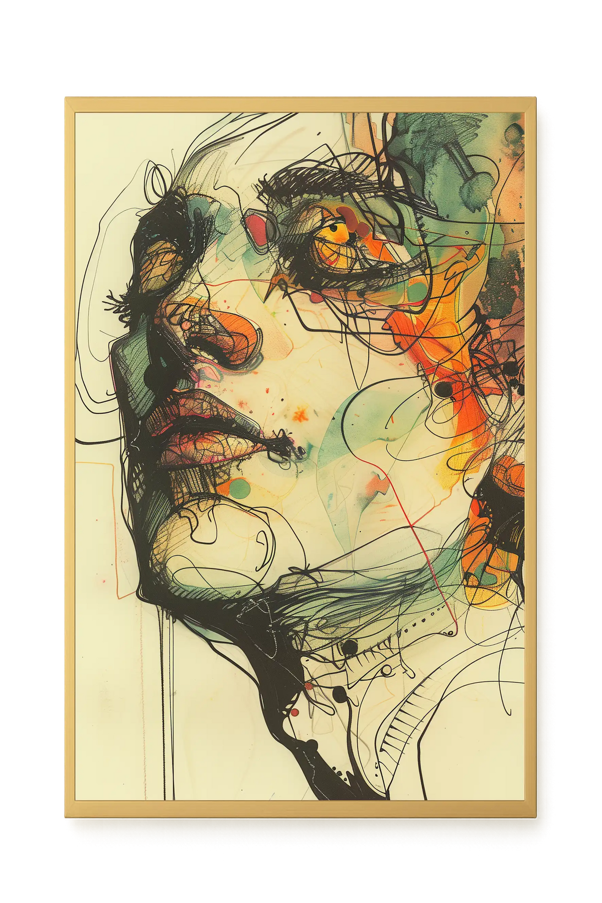 Broken Features Canvas Print