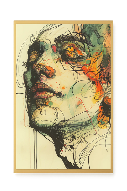 Broken Features Canvas Print