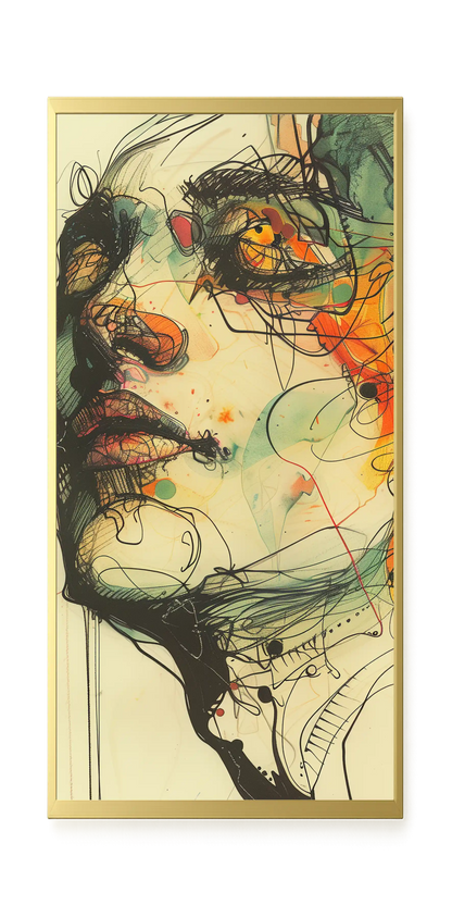 Broken Features Canvas Print