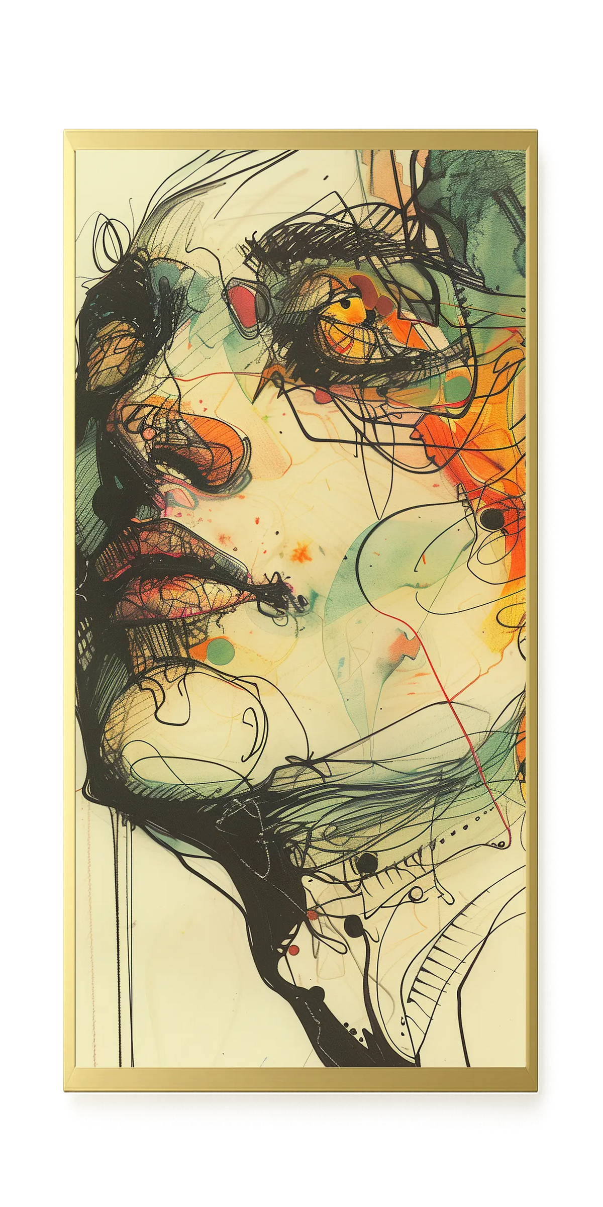 Broken Features Canvas Print