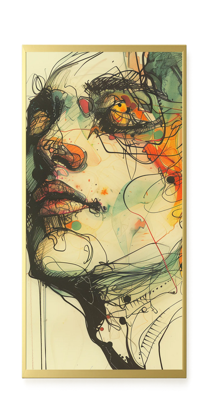 Broken Features Canvas Print