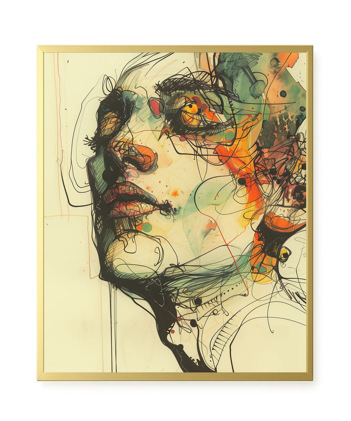 Broken Features Canvas Print