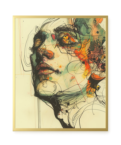Broken Features Canvas Print