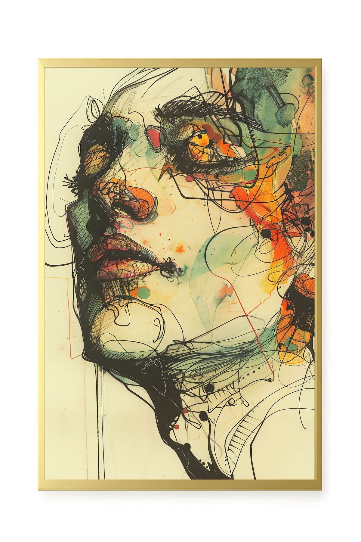 Broken Features Canvas Print