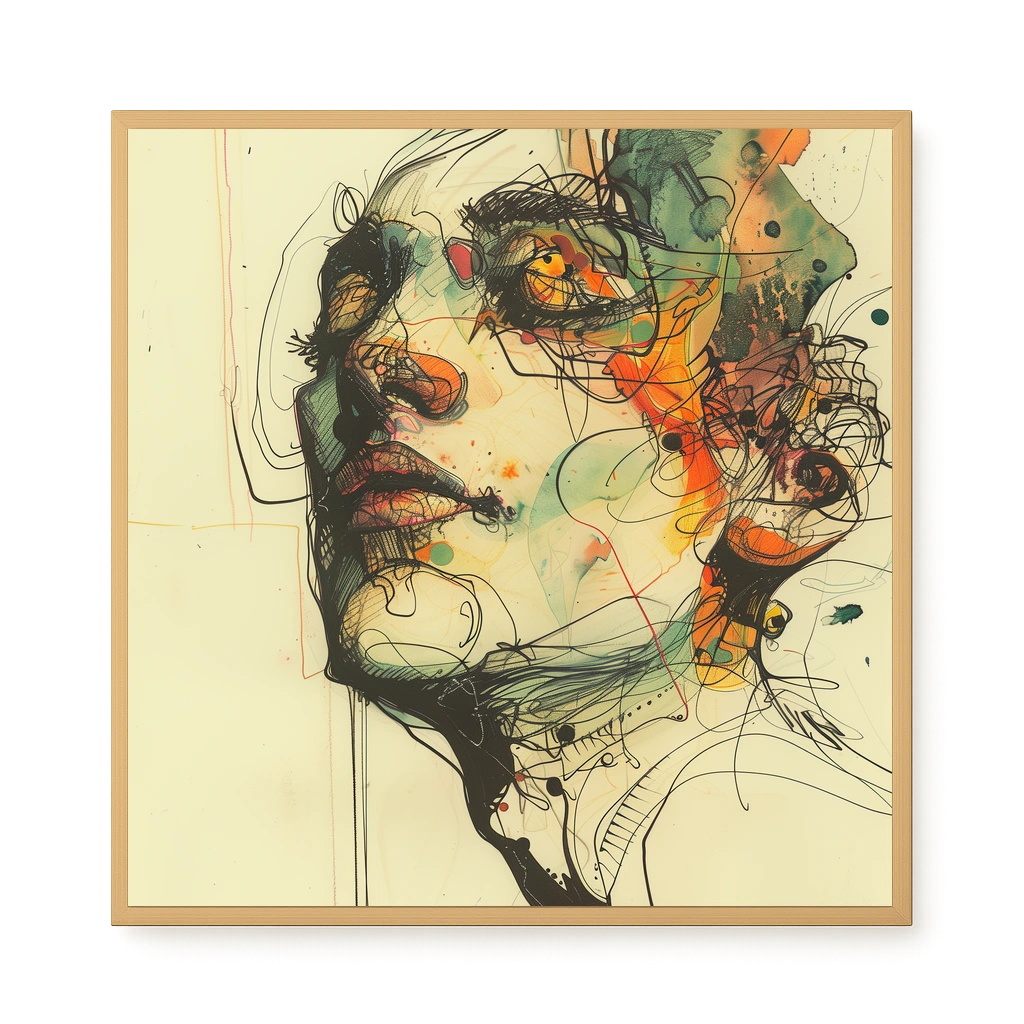 Broken Features Canvas Print