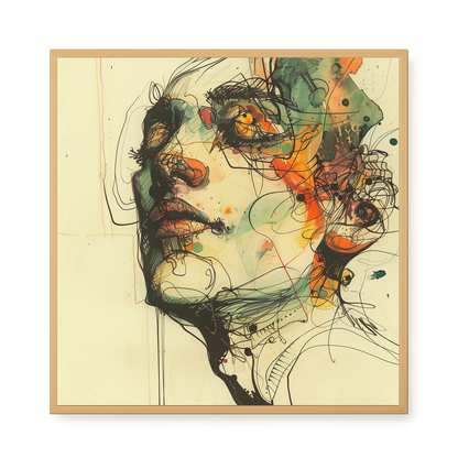 Broken Features Canvas Print