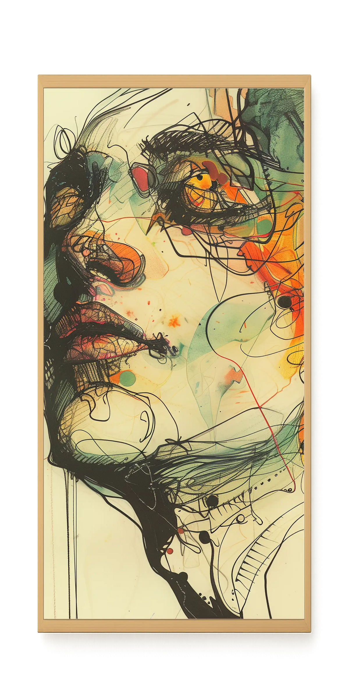 Broken Features Canvas Print