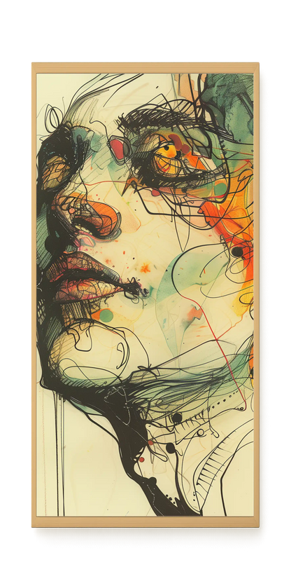 Broken Features Canvas Print