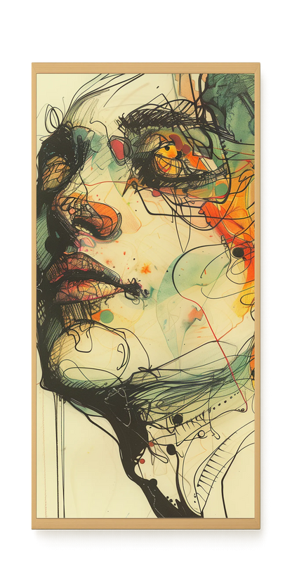 Broken Features Canvas Print