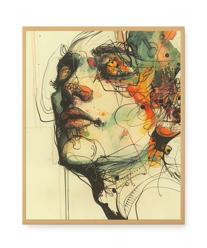 Broken Features Canvas Print