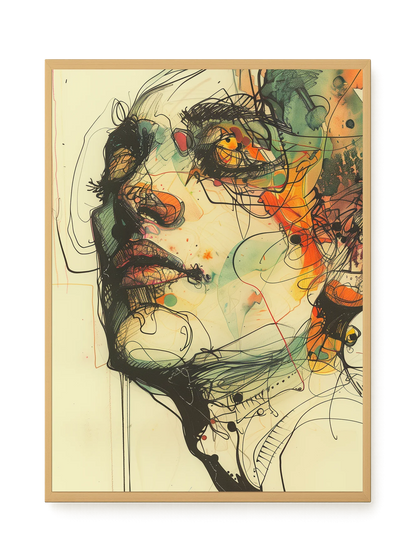 Broken Features Canvas Print