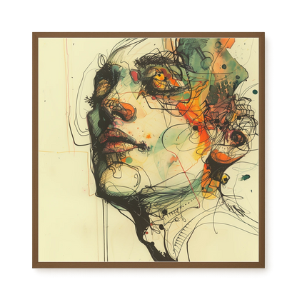 Broken Features Canvas Print