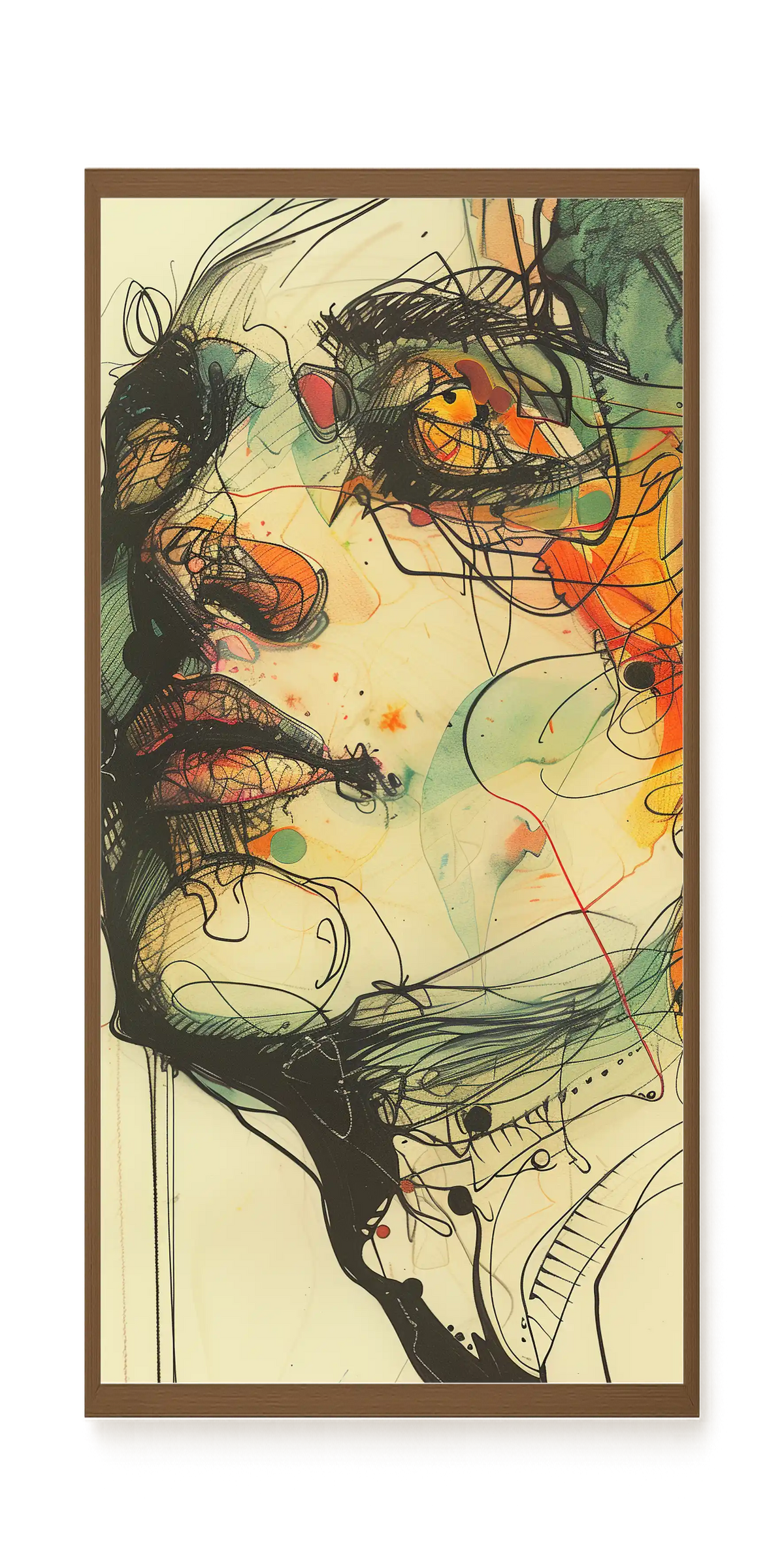 Broken Features Canvas Print