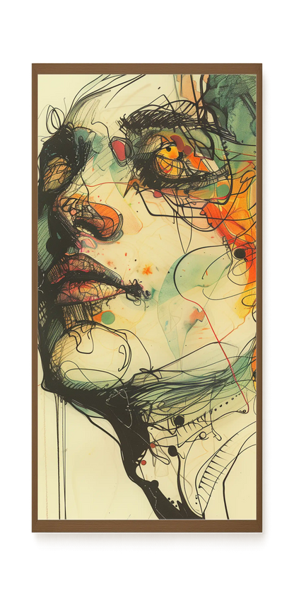 Broken Features Canvas Print