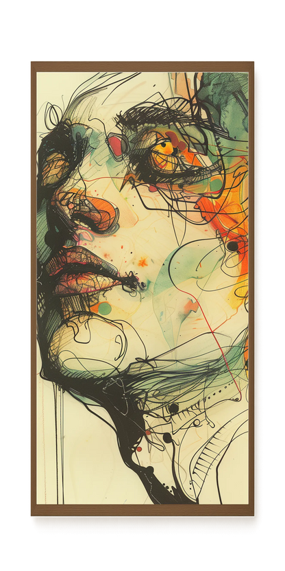 Broken Features Canvas Print