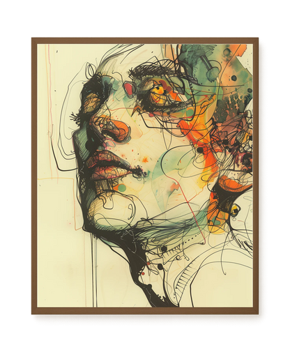 Broken Features Canvas Print