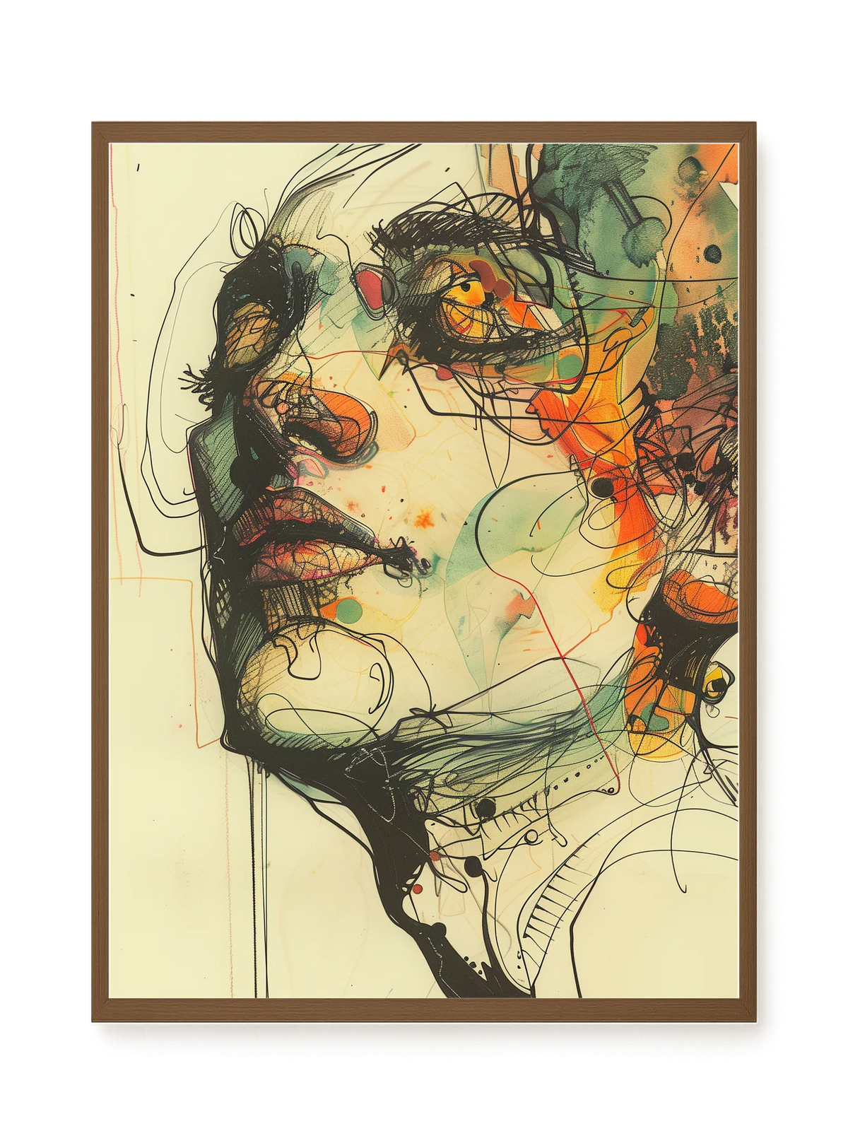 Broken Features Canvas Print
