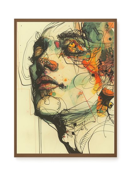 Broken Features Canvas Print
