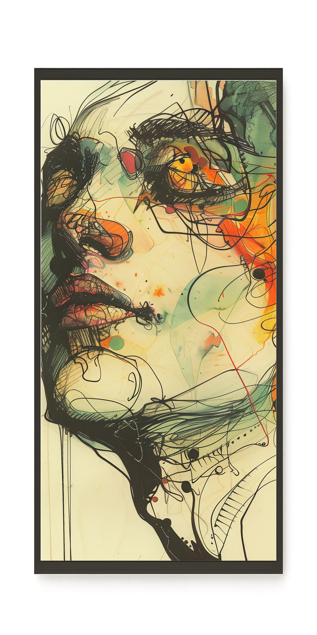 Broken Features Canvas Print
