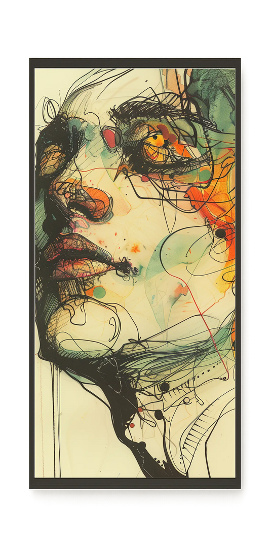 Broken Features Canvas Print