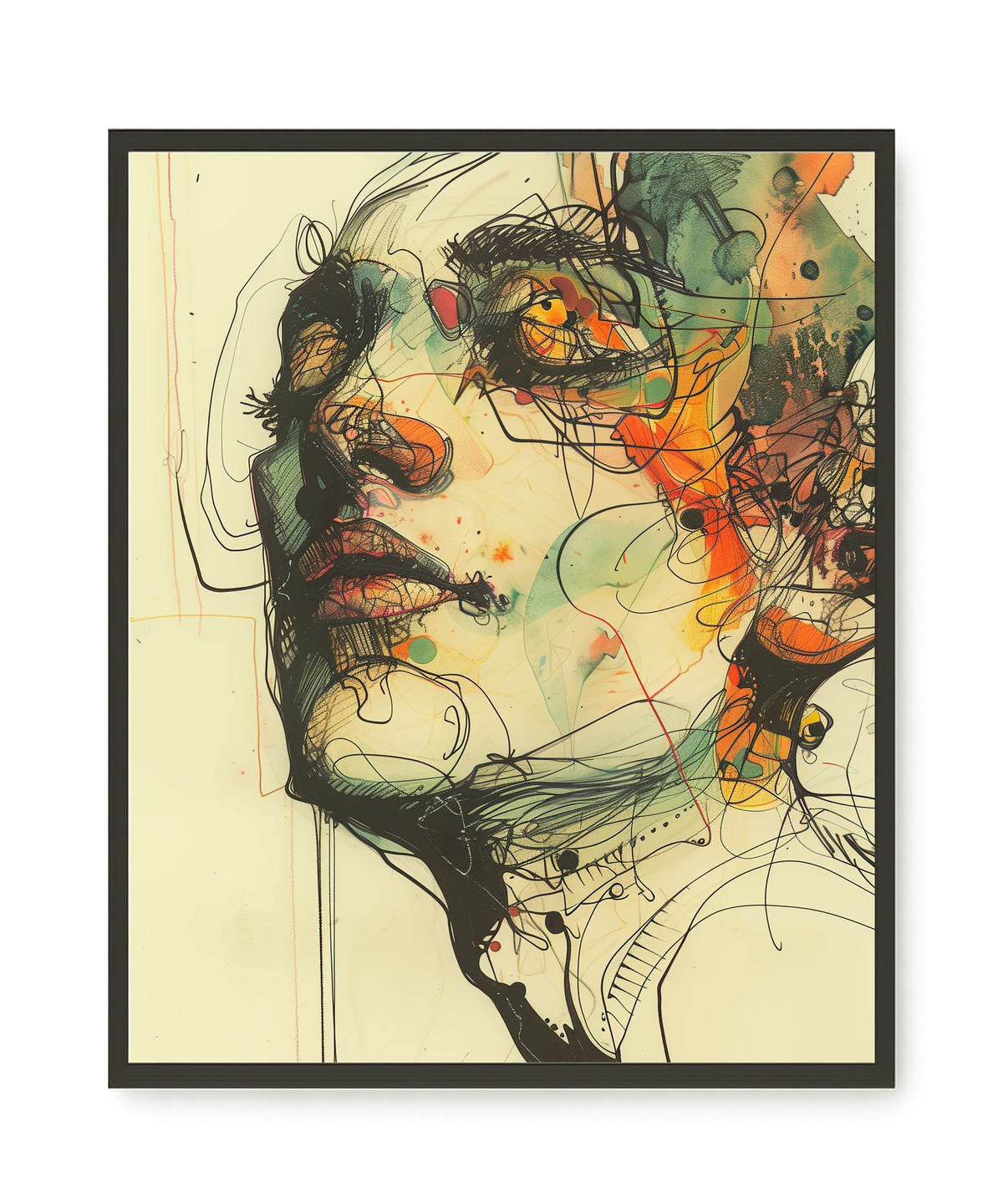 Broken Features Canvas Print