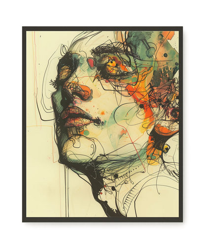 Broken Features Canvas Print