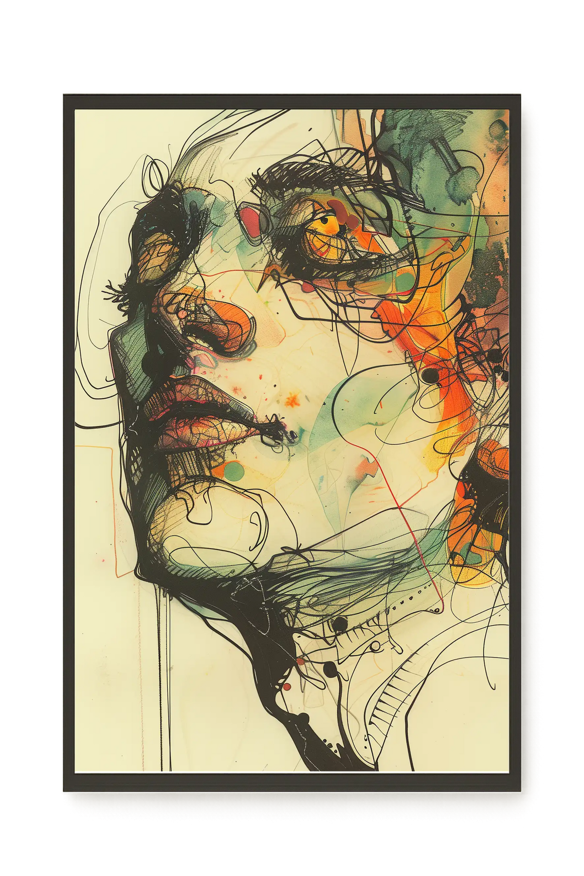 Broken Features Canvas Print