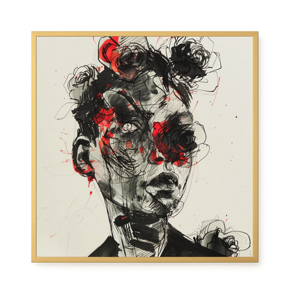 Fractured Identity Canvas Wall Art