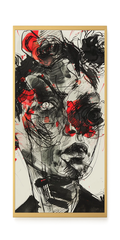 Fractured Identity Canvas Wall Art