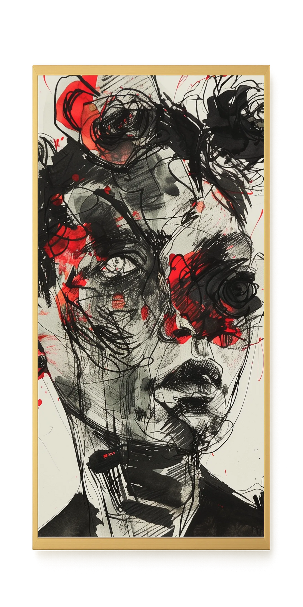 Fractured Identity Canvas Wall Art