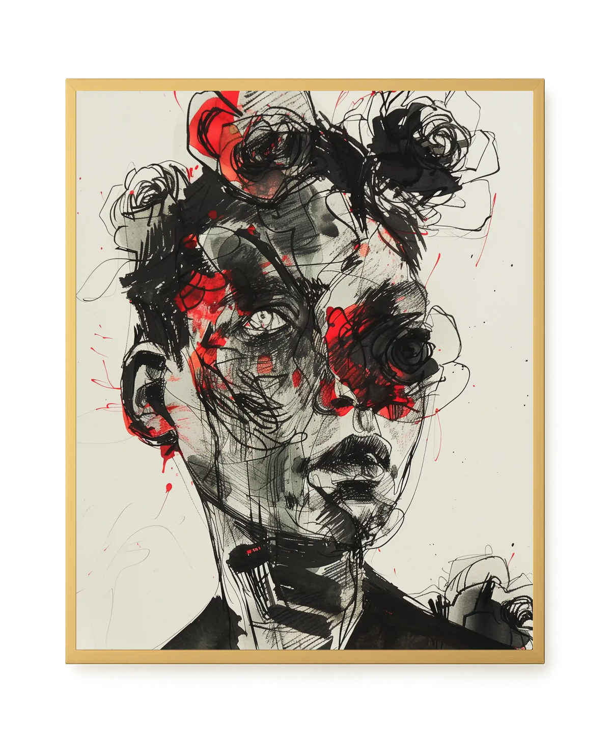 Fractured Identity Canvas Wall Art
