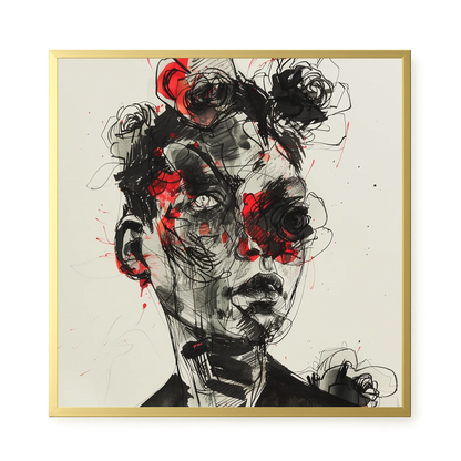 Fractured Identity Canvas Wall Art