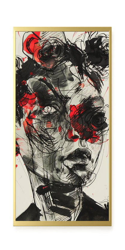 Fractured Identity Canvas Wall Art