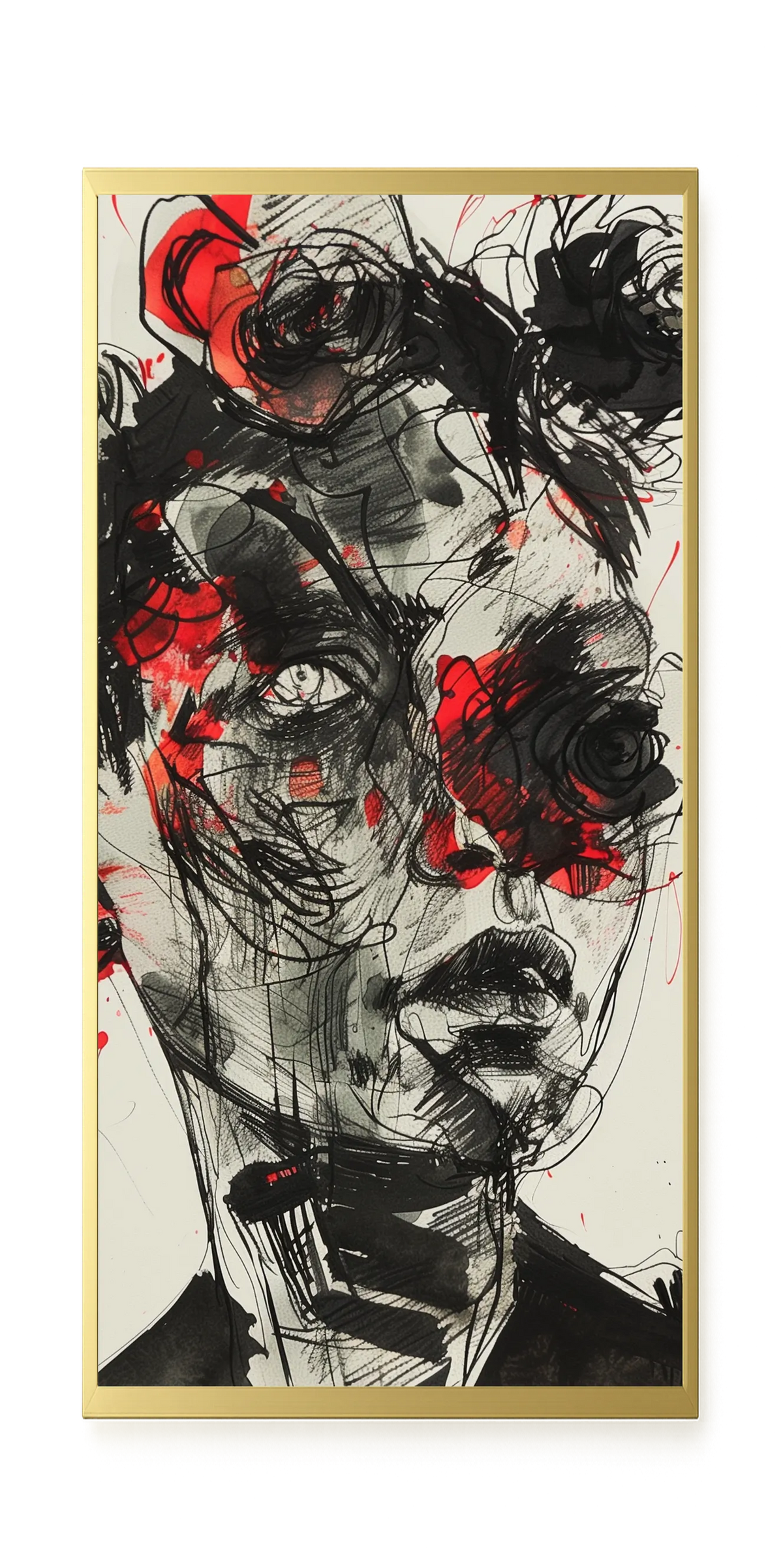 Fractured Identity Canvas Wall Art