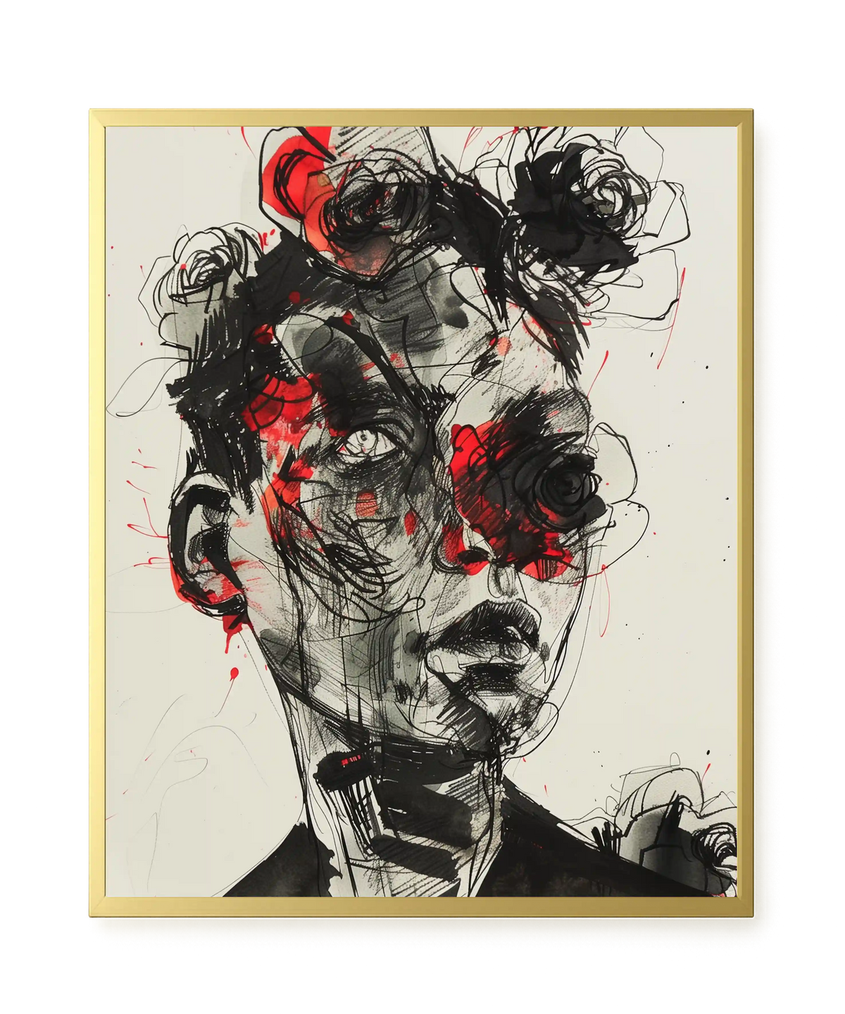 Fractured Identity Canvas Wall Art