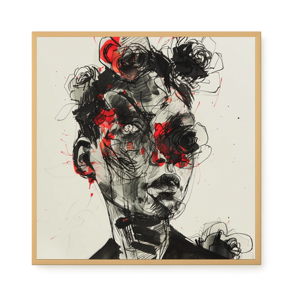 Fractured Identity Canvas Wall Art