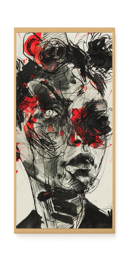 Fractured Identity Canvas Wall Art