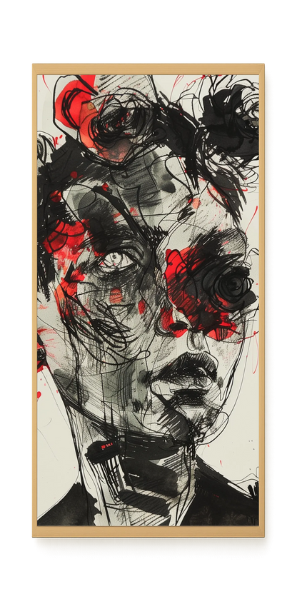 Fractured Identity Canvas Wall Art