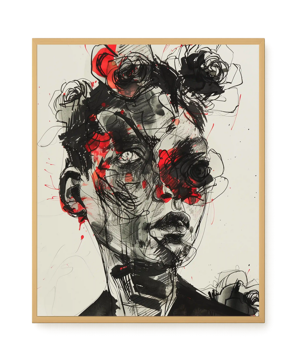 Fractured Identity Canvas Wall Art
