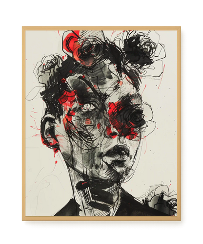 Fractured Identity Canvas Wall Art