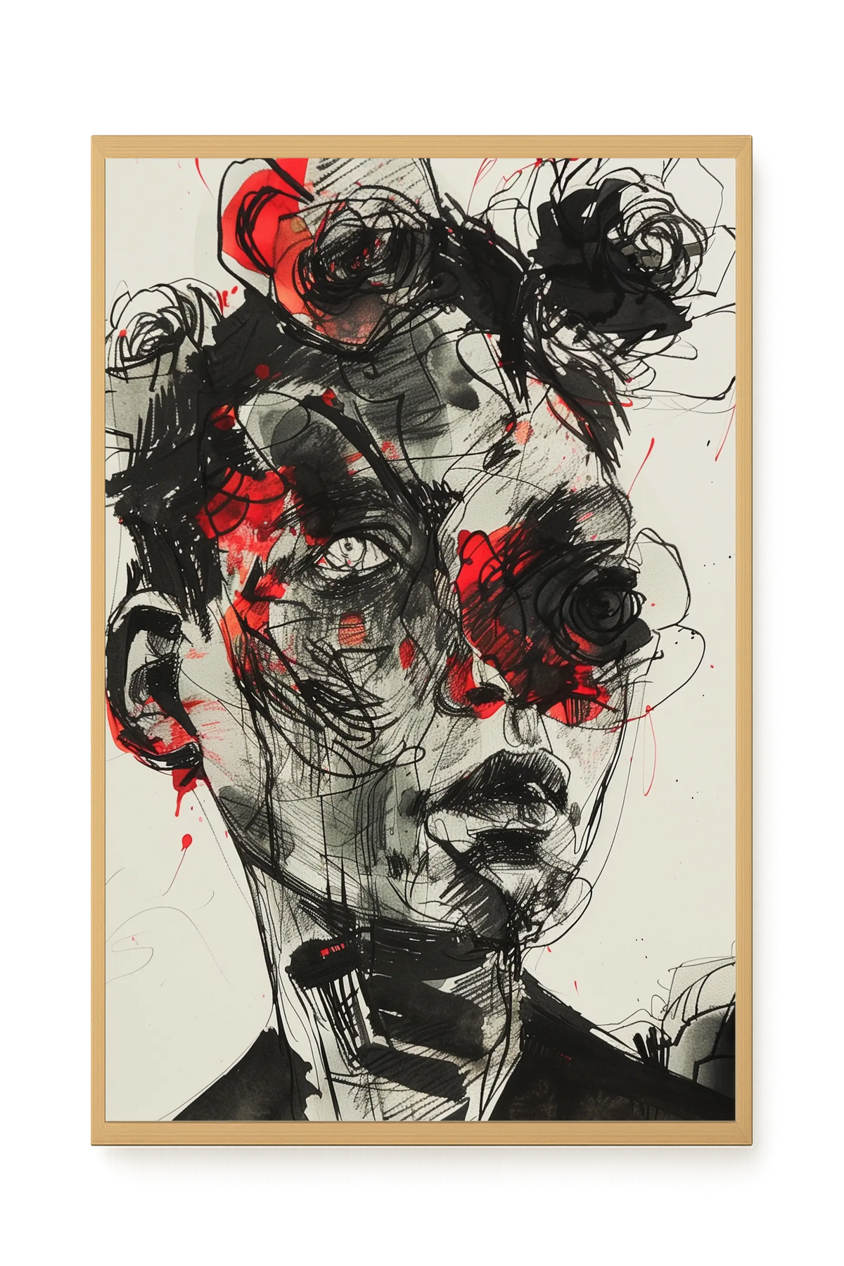 Fractured Identity Canvas Wall Art