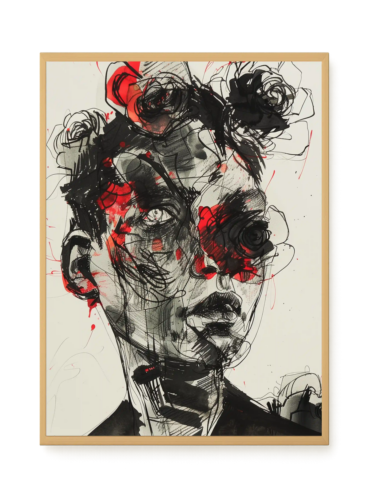Fractured Identity Canvas Wall Art