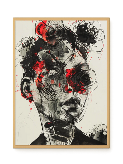Fractured Identity Canvas Wall Art