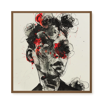 Fractured Identity Canvas Wall Art