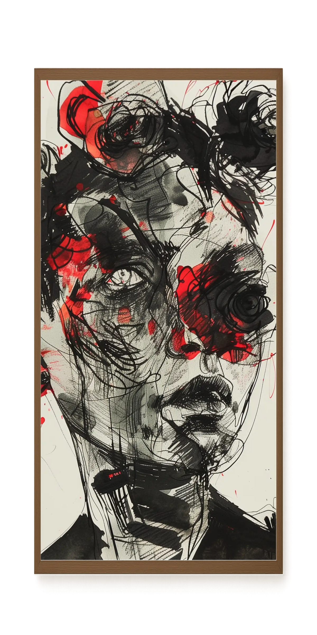 Fractured Identity Canvas Wall Art